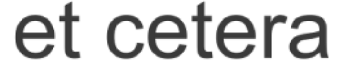 et cetera